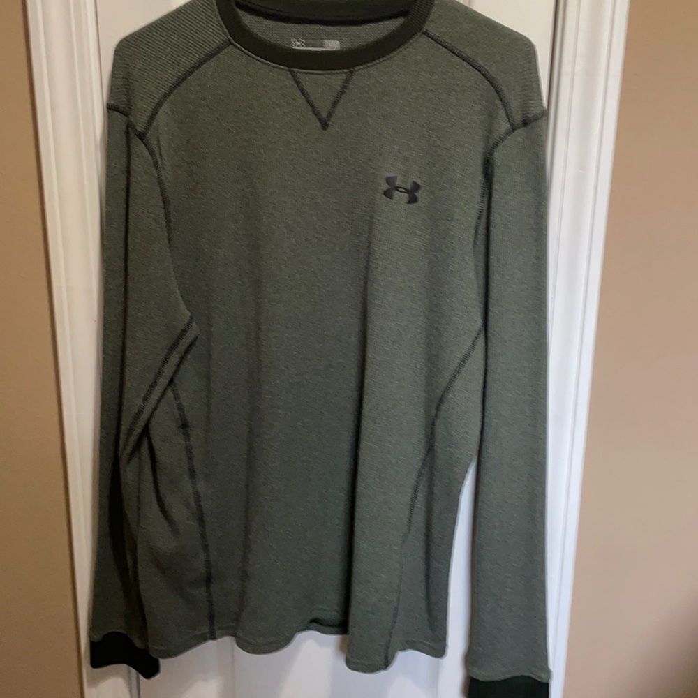 Green men’s shirt